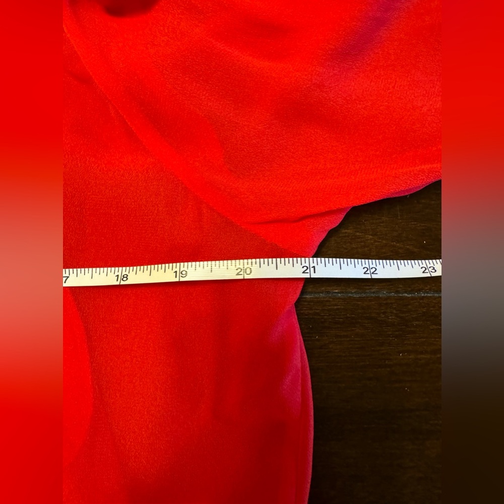 NWOT. J. Crew Tie-neck button-up top in sheer chiffon - Picture 5 of 7